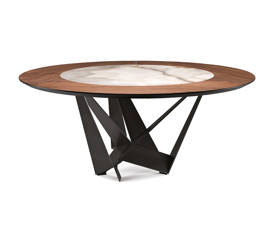Skorpio Ker-Wood Round table design haut de gamme – Cattelan Italia