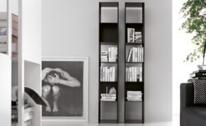 Bibliothèque design haut de gamme Joker Cattelan Italia par Giorgio Cattelan, structure modulable en cage, disponible chez D-Style Interior.