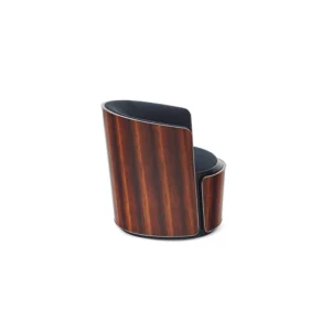 Mere | Fauteuil de bureau design Bentley Home en cuir ou tissu, structure en bois courbé, finitions luxe, disponible chez D-Style Interior