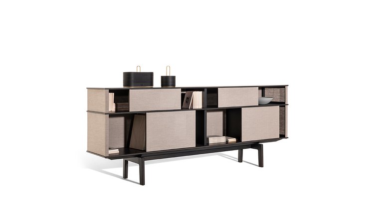 Lloyd Tex Cabinet haut – Buffet design haut de gamme Poltrona Frau