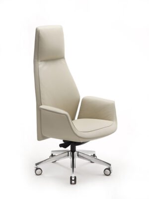 Downtown | Chaise de bureau par Poltrona Frau, design haut de gamme par Jean-Marie Massaud, revêtement cuir Pelle Frau®. Disponible chez D-Style Interior.