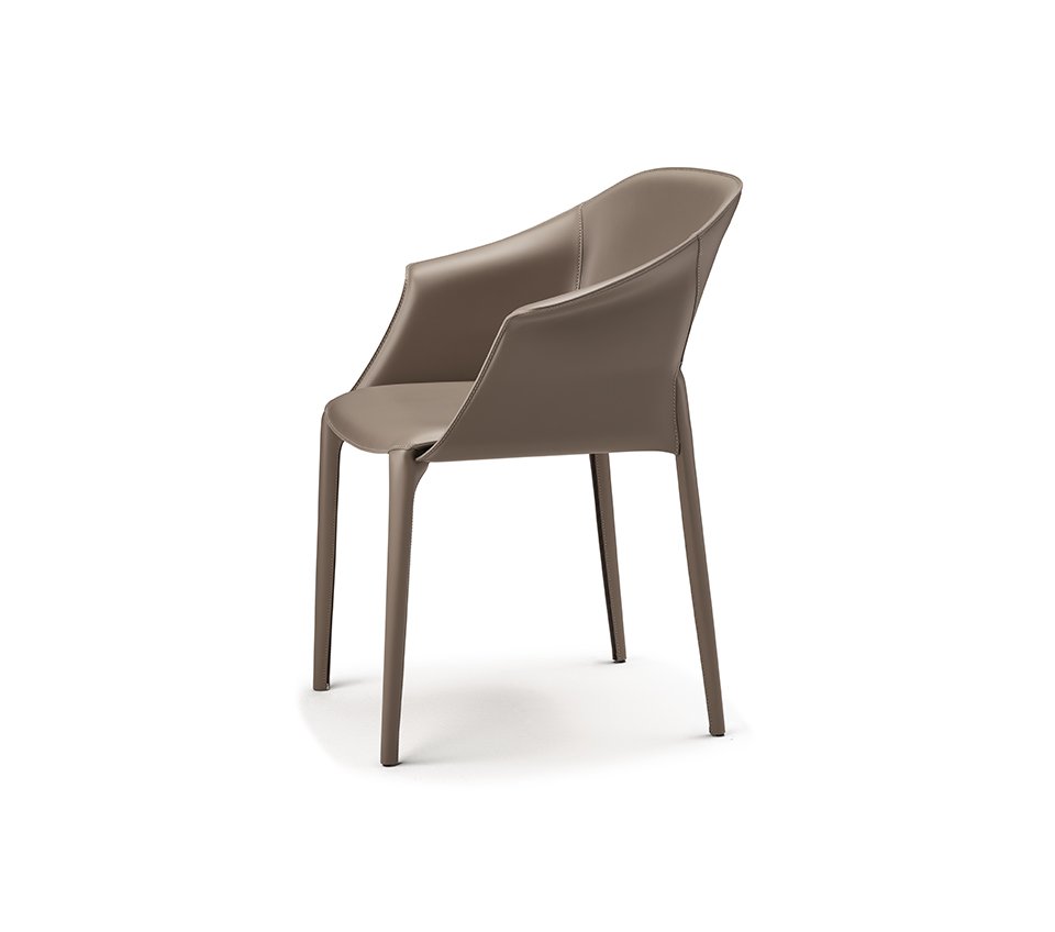 Zuleika | Chaise avec accoudoirs design haut de gamme – Cattelan Italia