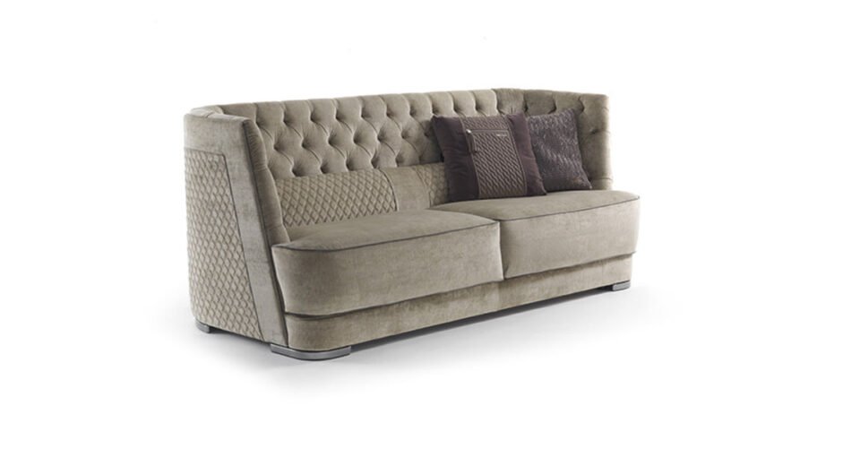 Gori Canapé-lit Capitonné design haut de gamme – Vittoria Frigerio