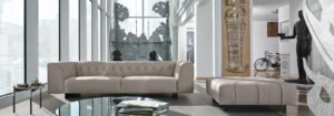 Cruise table basse de Gamma Arredamenti, une création élégante en métal et cuir, disponible en plusieurs tailles. Design italien raffiné chez D-Style Interior.