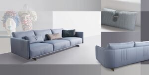 Philly coussins de Gamma Arredamenti, dessinés par Giuseppe Viganò, allient confort, design contemporain et savoir-faire italien exceptionnel. Disponible chez D-Style Interior.