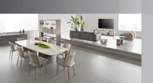 Philly CHRBR, une chaise design en cuir signée Gamma Arredamenti. Élégance italienne et savoir-faire artisanal, disponible chez D-Style Interior.